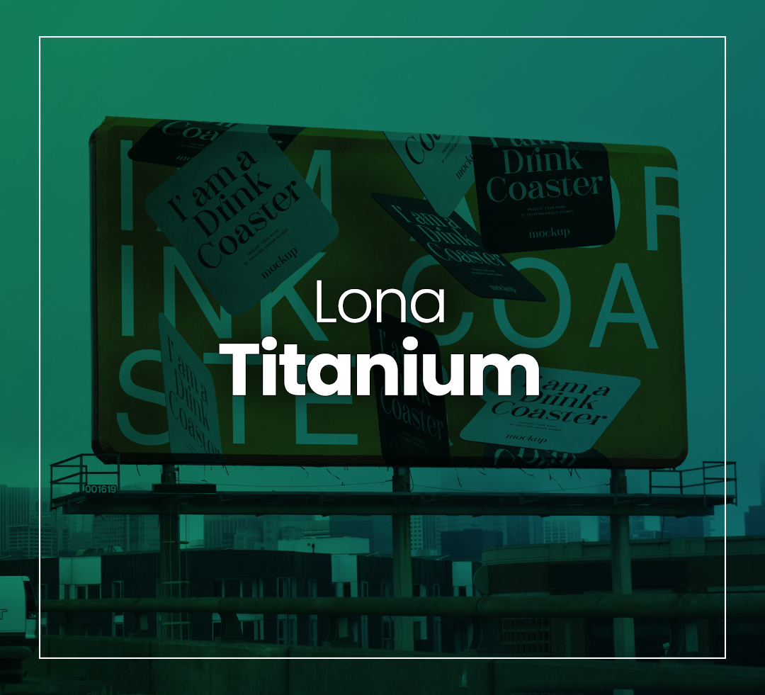 Lona Titanium para grandes projetos