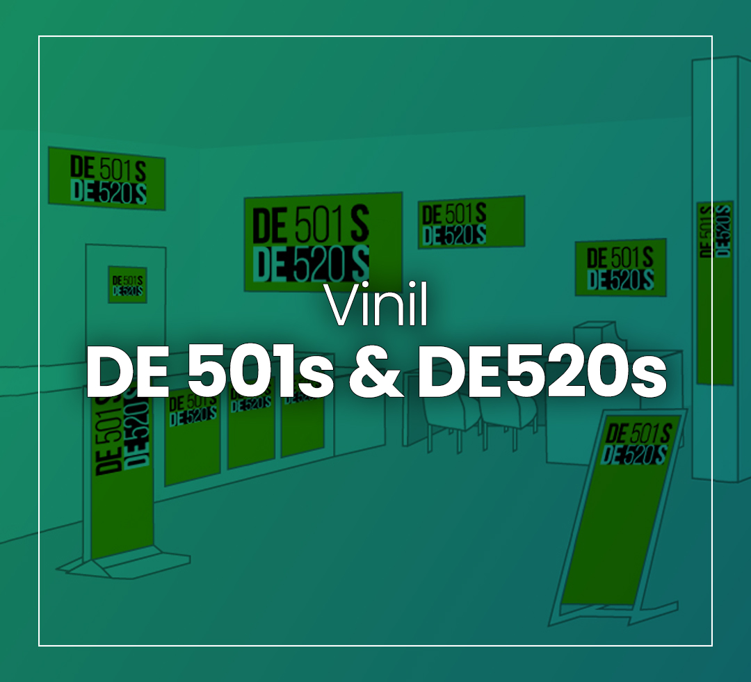 Vinil Adesivo DE501s e DE520s