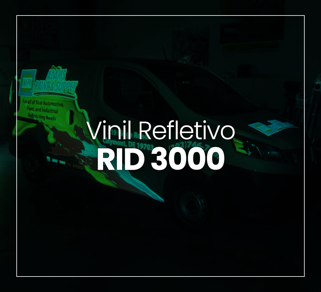 Vinil refletivo grau comercial RID3000