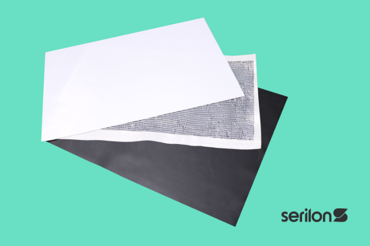 lona comunica&ccedil;&atilde;o visual com fundo verde &aacute;gua