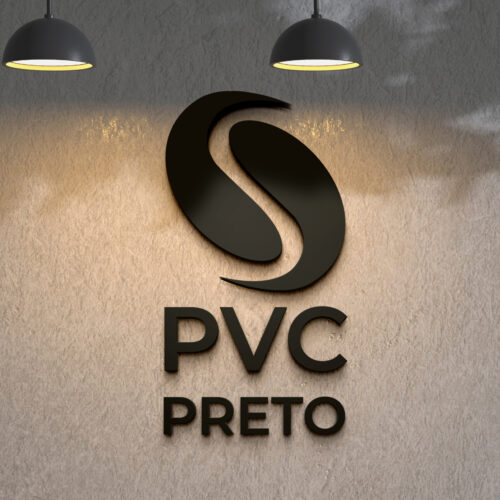 Chapa de PVC Expandido Preto