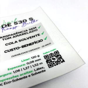 Vinil DE 530 S – Transparente