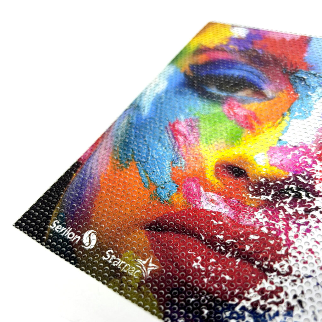 Vinil Adesivo Perfurado Premium UV - Serilon