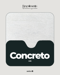 revestimento texturizado concreto
